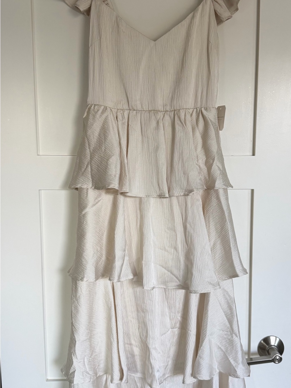 Altar'd State Cream Tiered Ruffle Maxi Dress - Picture 6 of 9